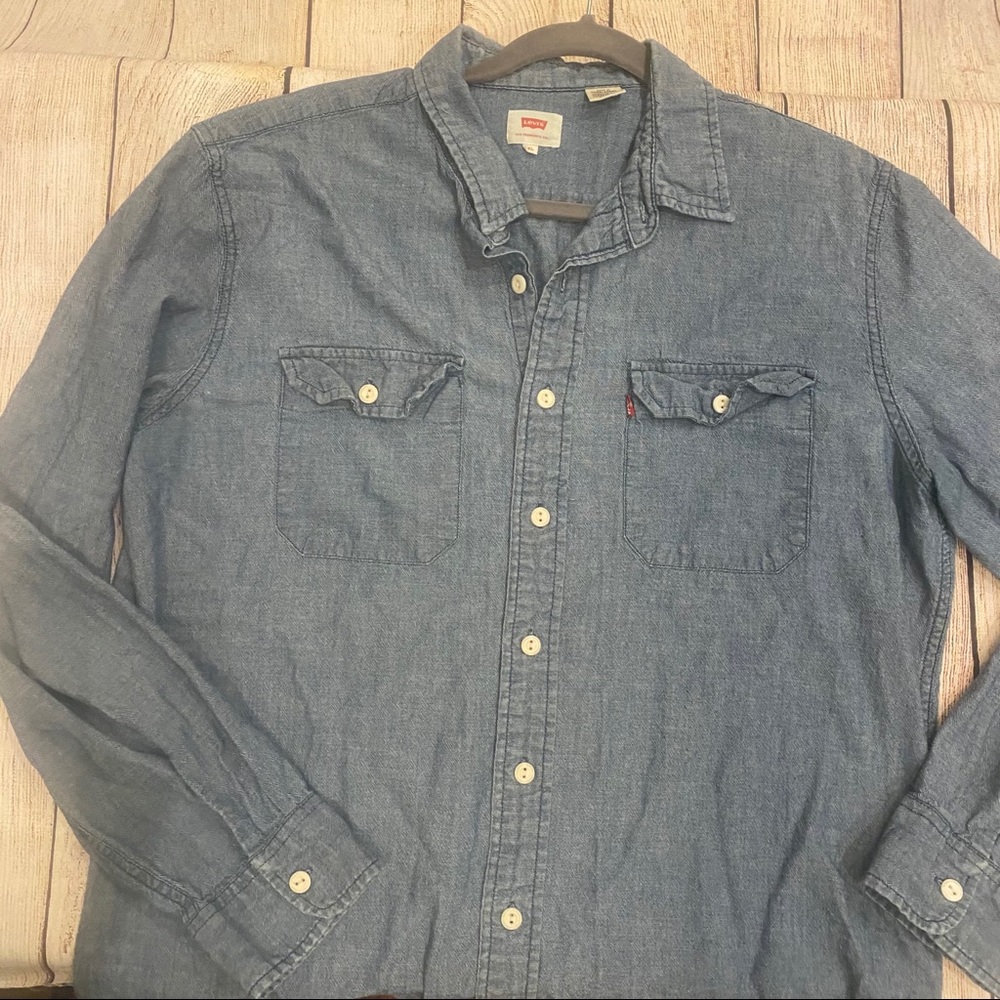 Levi’s Denim Button Down - image 2